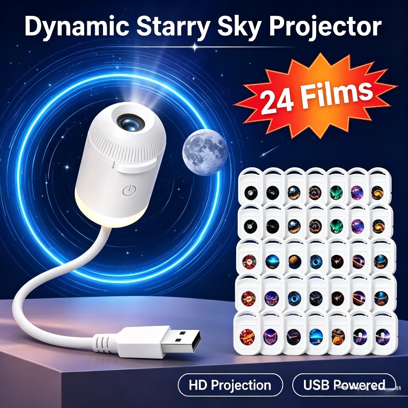 Lampu Proyektor 2-in-1 dengan  - Planetarium Projector Home ulasan dan harga