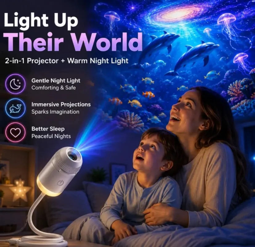 Lampu Proyektor 2-in-1 dengan  - Planetarium Projector Home ulasan dan harga
