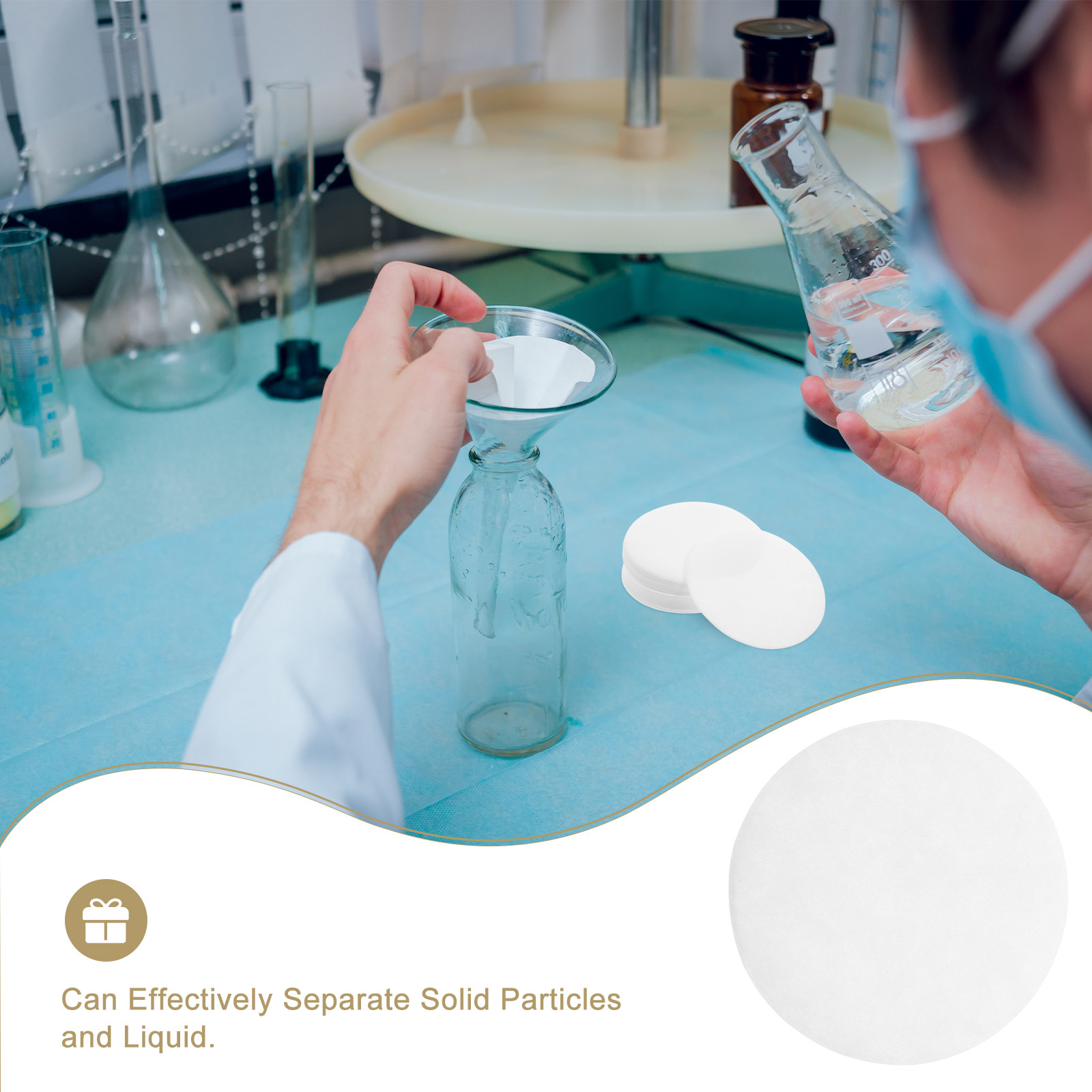 100 Lembar Kertas Filter untuk - Science Experiment ulasan dan harga