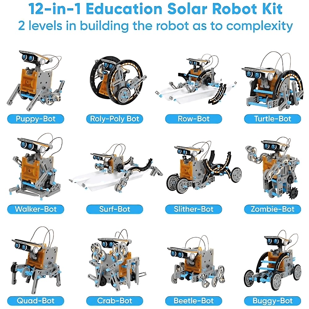 Blok Bangunan Robot Surya 12 I - Science Project Diy ulasan dan harga