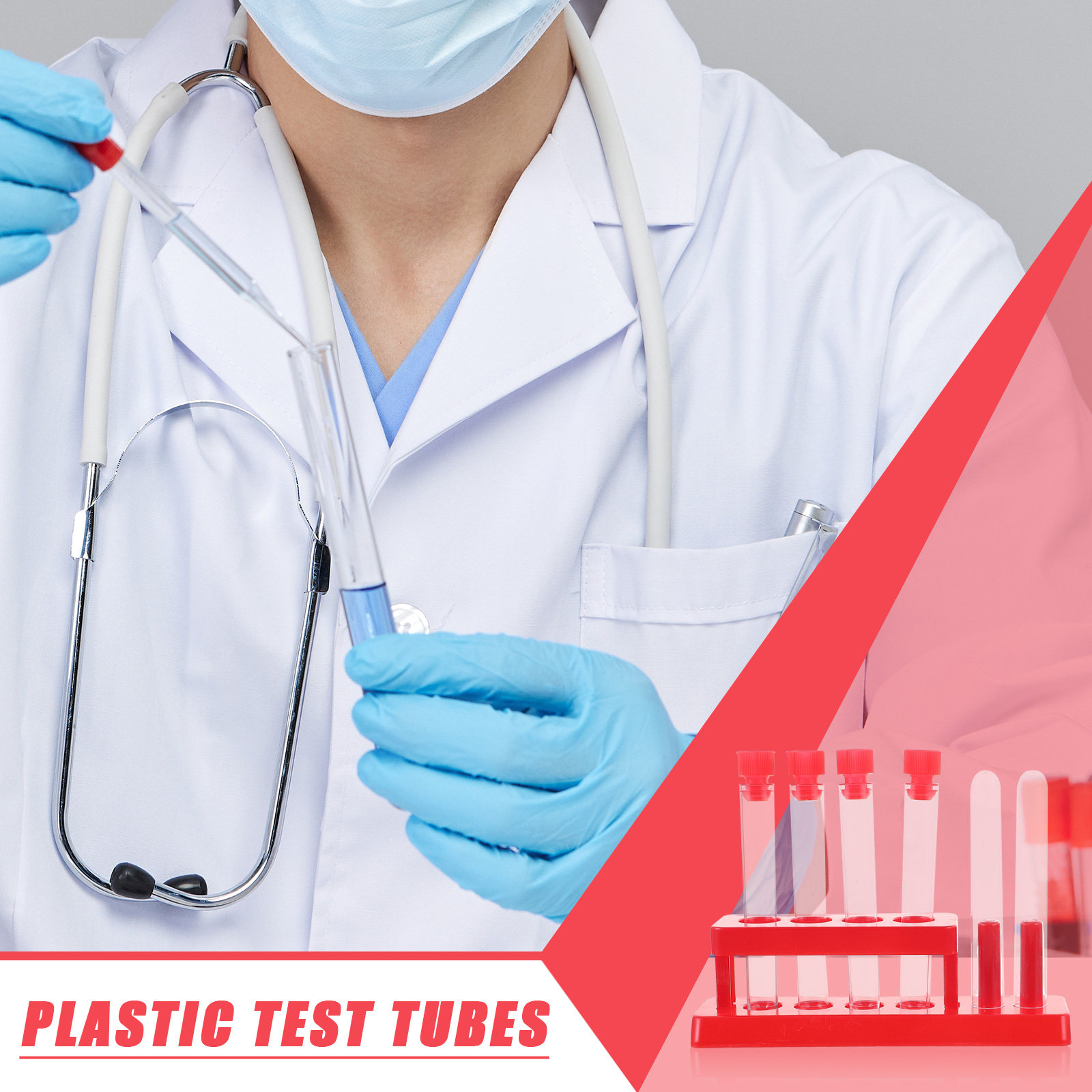 1 Set Kit Rak Tabung Reaksi, T - Science Experiment ulasan dan harga