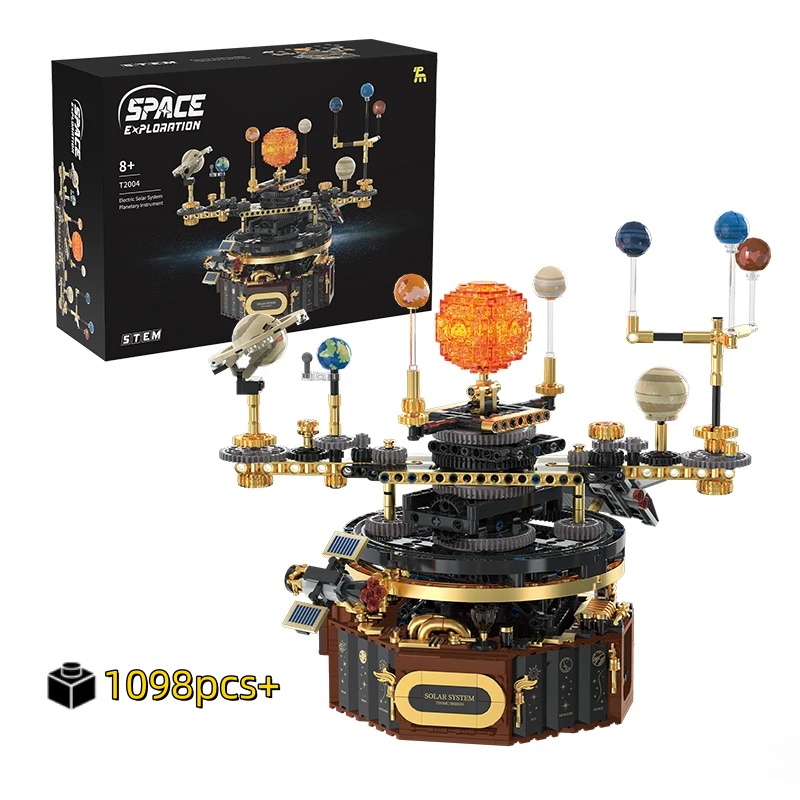 1098 buah Balok Bangunan Tekni - Solar System Orrery ulasan dan harga